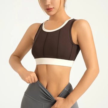 Top de ginástica com estampa vertical